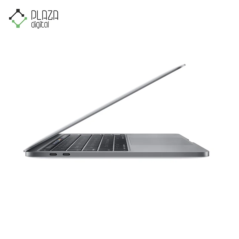 نمای نیمه باز لپ تاپ 13 اینچی اپل مدل Apple MacBook Pro 13 (2020)-MWP72