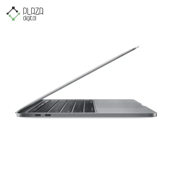 نمای نیمه باز لپ تاپ 13 اینچی اپل مدل Apple MacBook Pro 13 MYD82