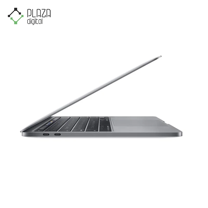 نمای نیمه باز لپ تاپ 13 اینچی اپل مدل Apple MacBook Pro 13 MYDA2