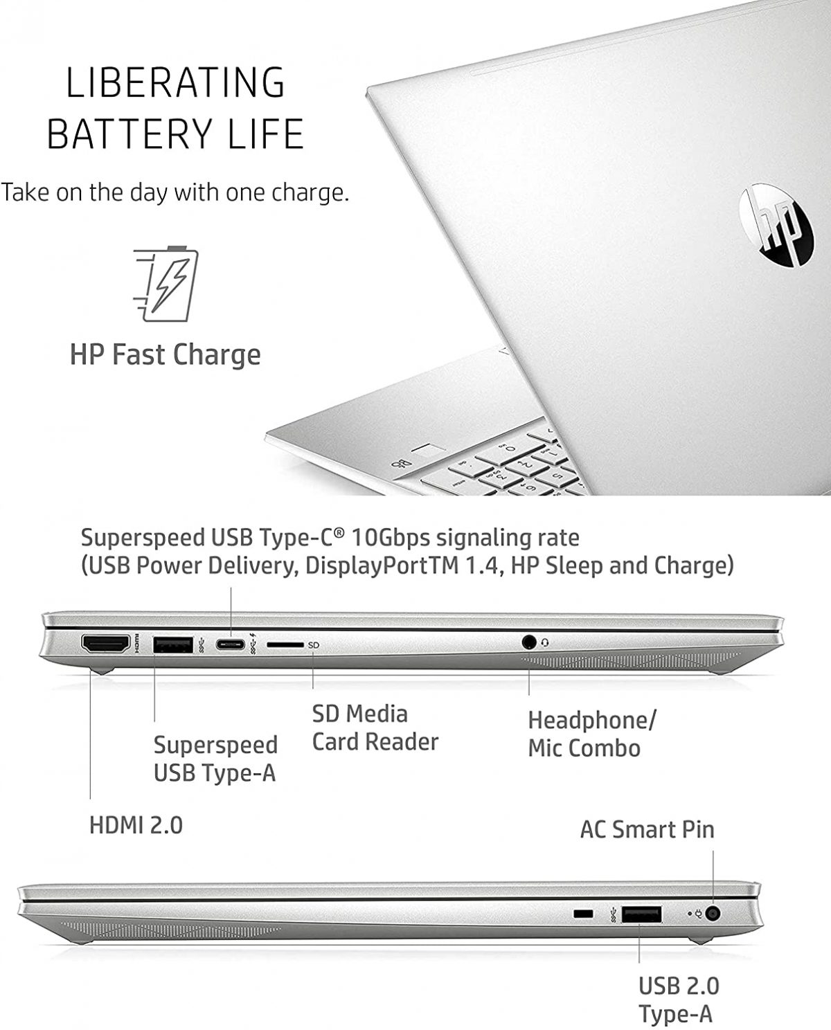 81I39CiaNFL. AC SL1500  1200x1488 - لپ تاپ 15 اینچی اچ پی مدل HP Pavilion 15T EG000