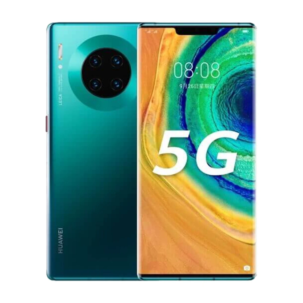 گوشی موبایل هواوی مدل Mate 30 Pro 5G ظرفیت 256 گیگابایت رم 8 گیگابایت رنگ سبز