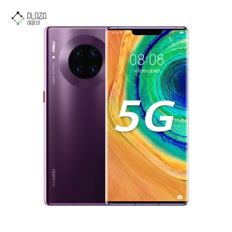 گوشی موبایل هواوی مدل Mate 30 Pro 5G ظرفیت 256 گیگابایت رم 8 گیگابایت رنگ بنفش