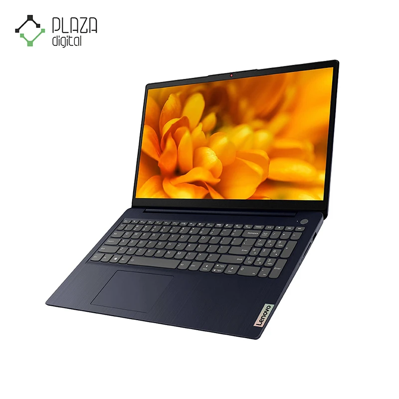 نمای باز و چپ لپ تاپ 15 اینچی لنوو مدل lenovo ideapad 3-ip3-cq