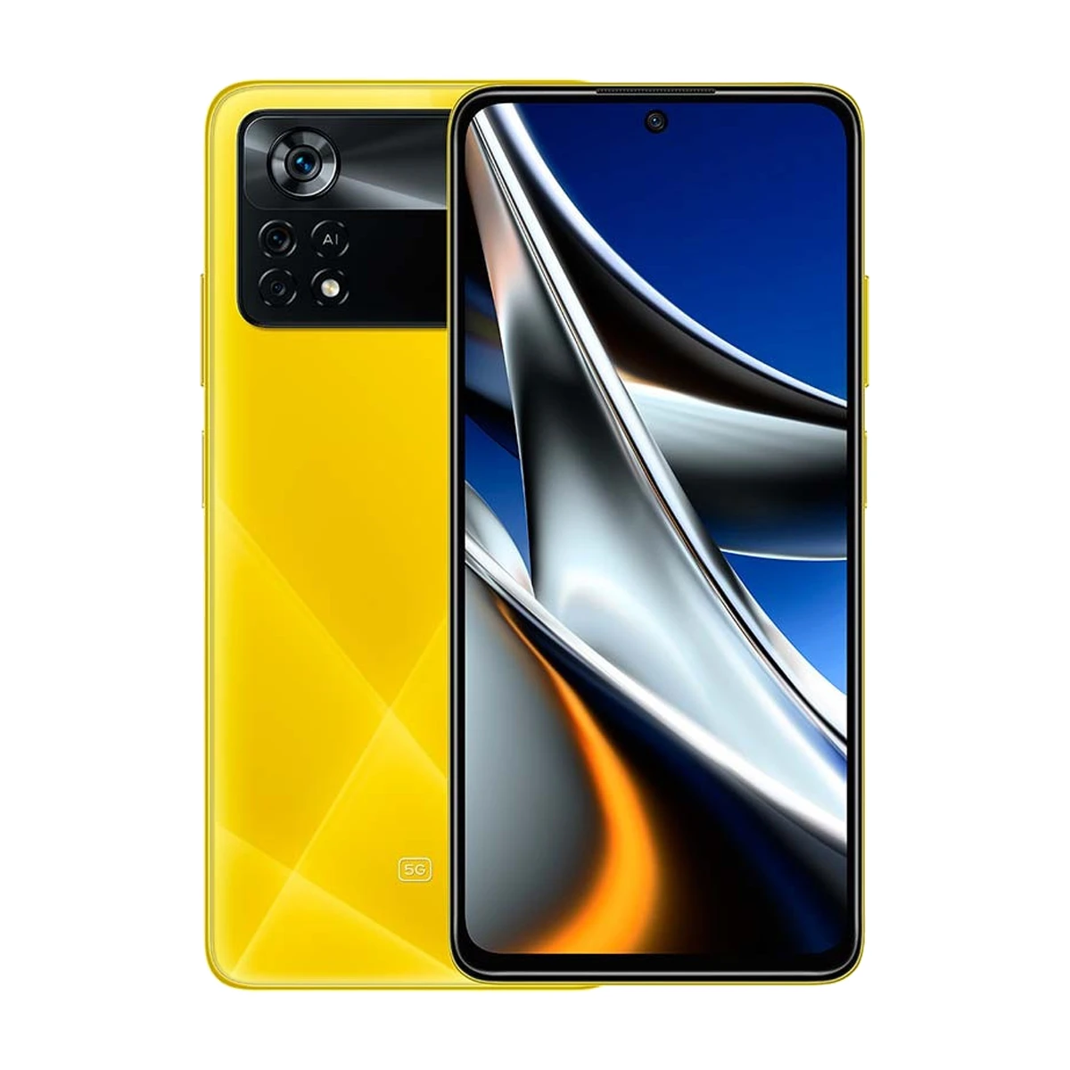 گوشی موبایل پوکو مدل Poco X4 Pro 5G ظرفیت 128 گیگابایت رم 6 گیگابایت رنگ زرد