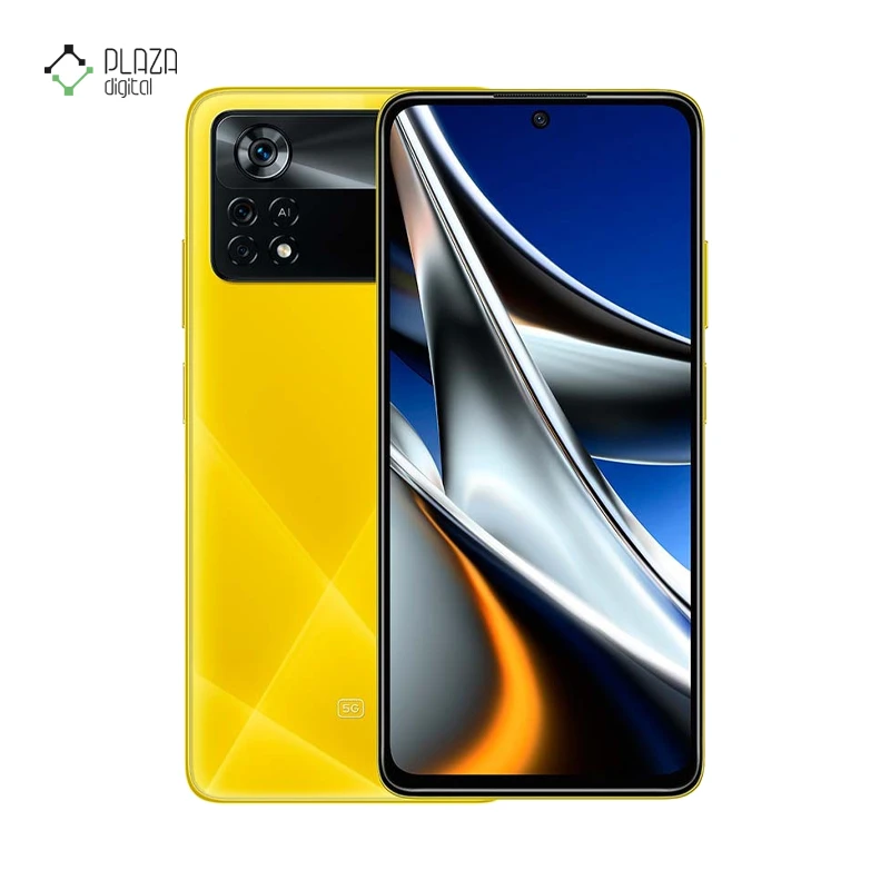 گوشی موبایل پوکو مدل Poco X4 Pro 5G ظرفیت 128 گیگابایت رم 6 گیگابایت رنگ زرد