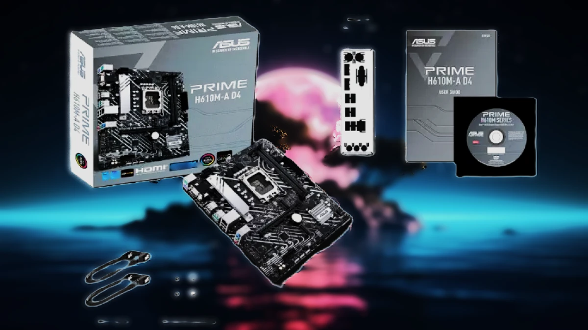 نمای مادربرد ایسوس PRIME H610M-A D4 