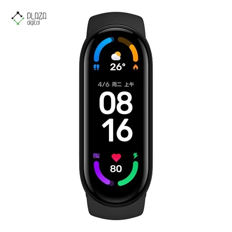 ساعت هوشمند شیائومی مدل Mi Band 6 Global Version رنگ مشکی