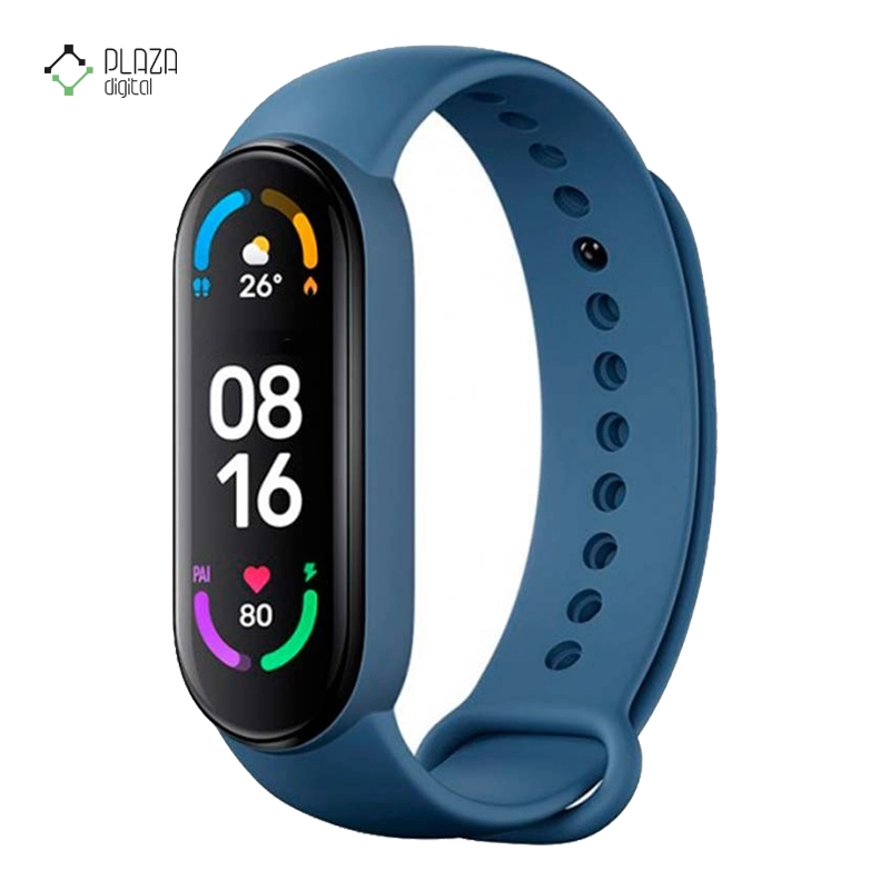 ساعت هوشمند شیائومی مدل Mi Band 6 Global Version رنگ آبی پلازا دیجیتال