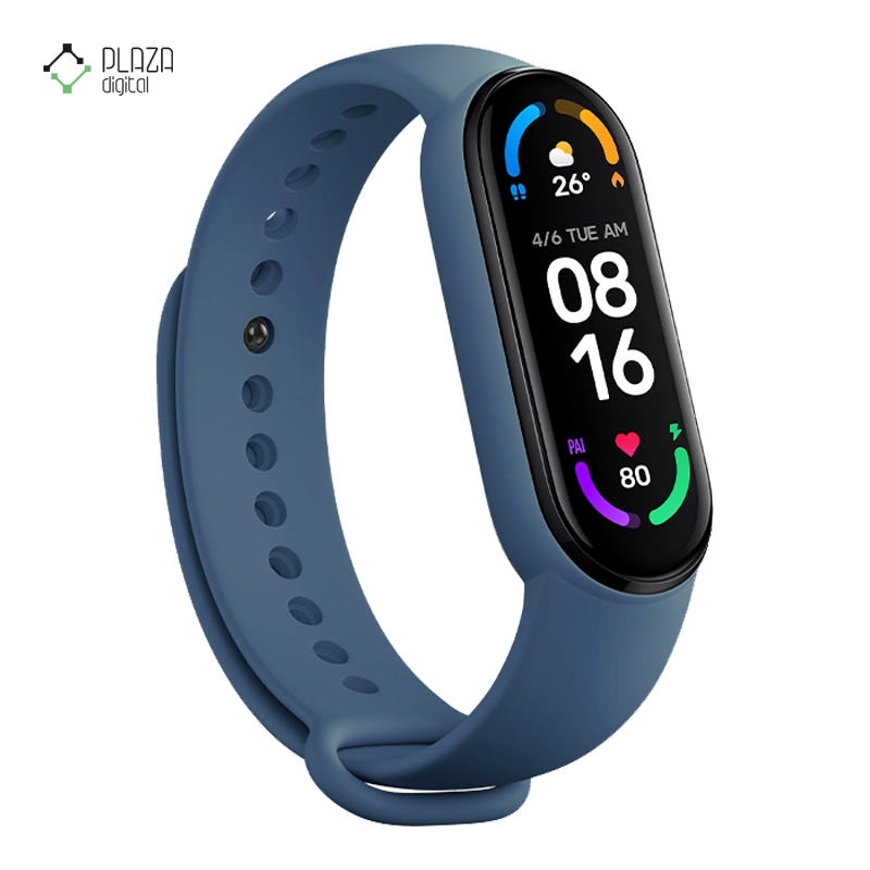 ساعت هوشمند شیائومی مدل Mi Band 6 Global Version رنگ آبی پلازا دیجیتال