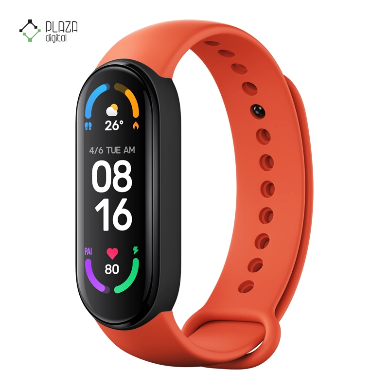 ساعت هوشمند شیائومی مدل Mi Band 6 Global Version رنگ نارنجی پلازا دیجیتال