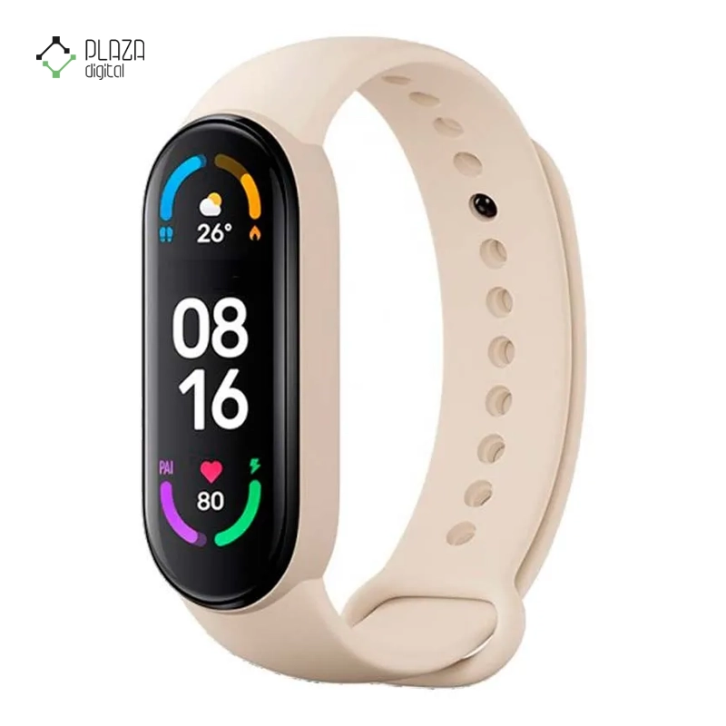 ساعت هوشمند شیائومی مدل Mi Band 6 Global Version رنگ سفید پلازا دیجیتال