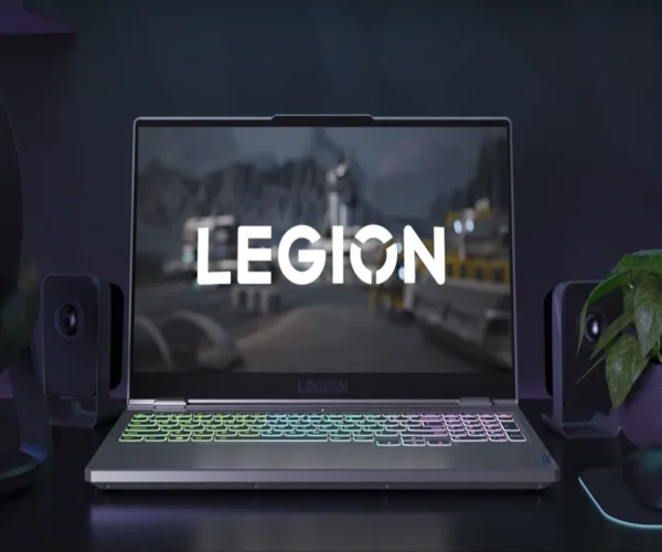 نمای لوگو و لپ تاپ لنوو Legion 5-ZI