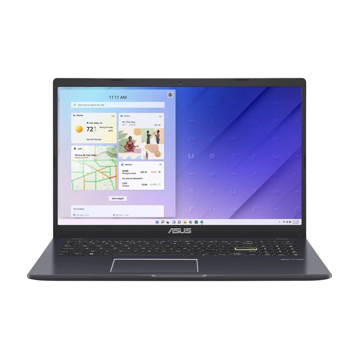 لپ تاپ ایسوس 15.6 اینچی مدل VivoBook E510MA Celeron N4020 4GB 256GB UHD پلازا دیجیتال