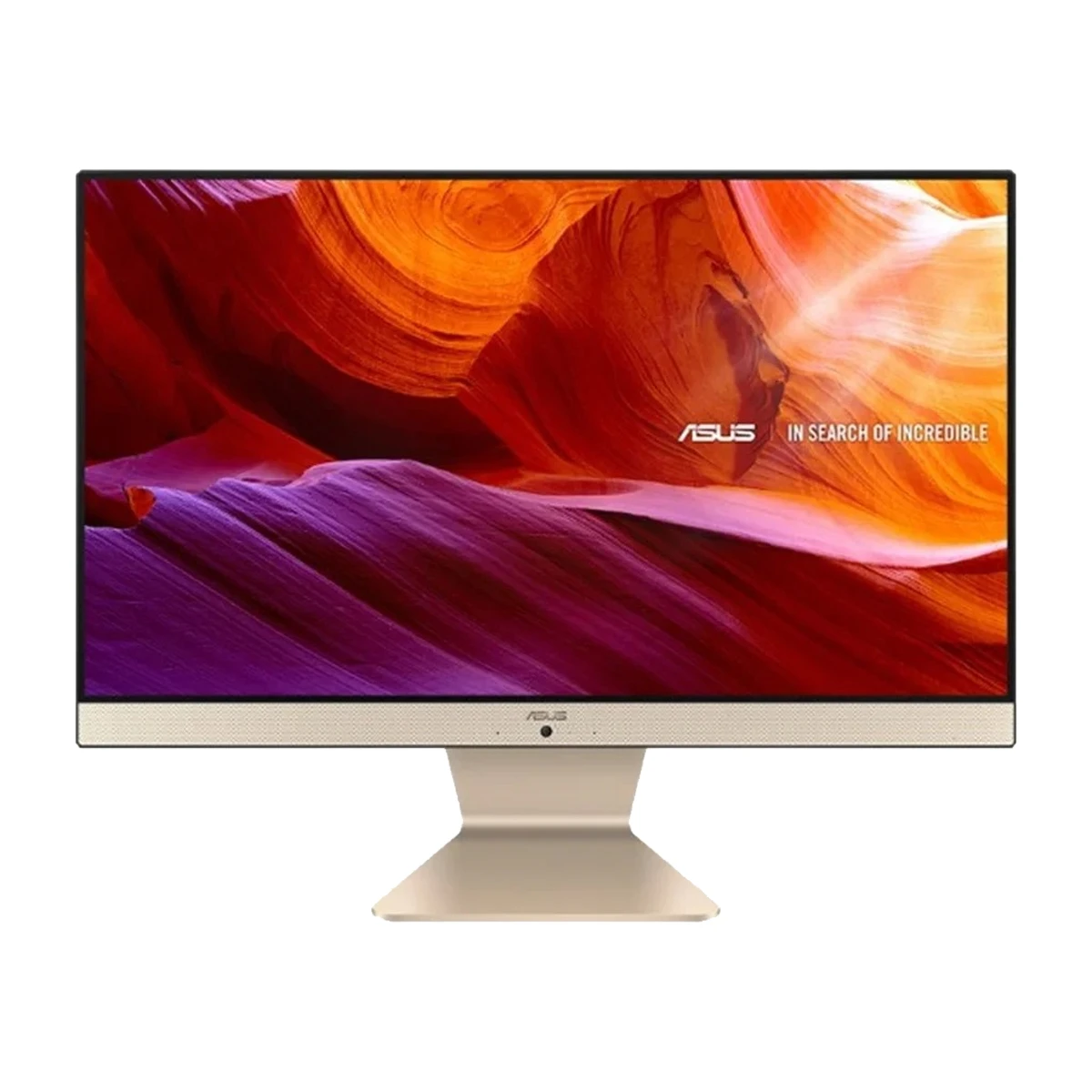 کامپیوتر All in One ایسوس 22 اینچی مدل V222FAK-BA175W I5 10210U 8GB 256GB UHD رنگ طلایی