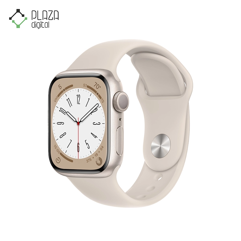 نمای اصلی ساعت هوشمند اپل مدل Series 8 41mm Aluminum case استارلایت