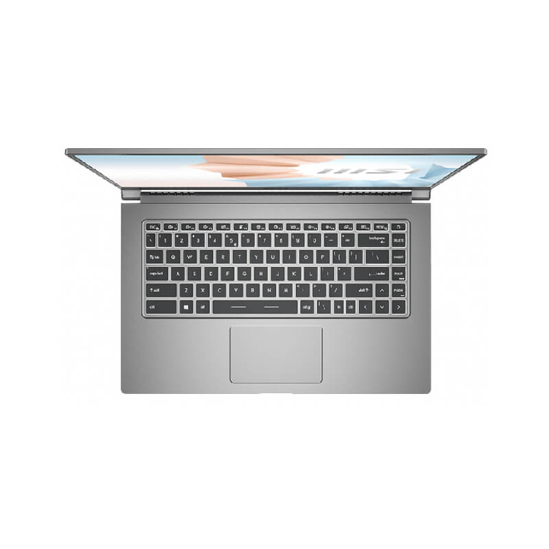لپ تاپ ام اس آی modern-15-a11mu-msi-laptop-top-view.