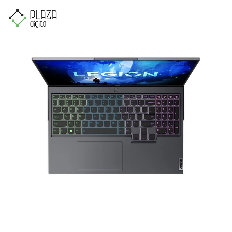 نمای کیبورد لپ تاپ Legion 5 pro-qd لنوو | 16 اینچی