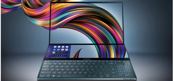 نمای صفحه نمایش های لپ تاپ UX582ZM ایسوس