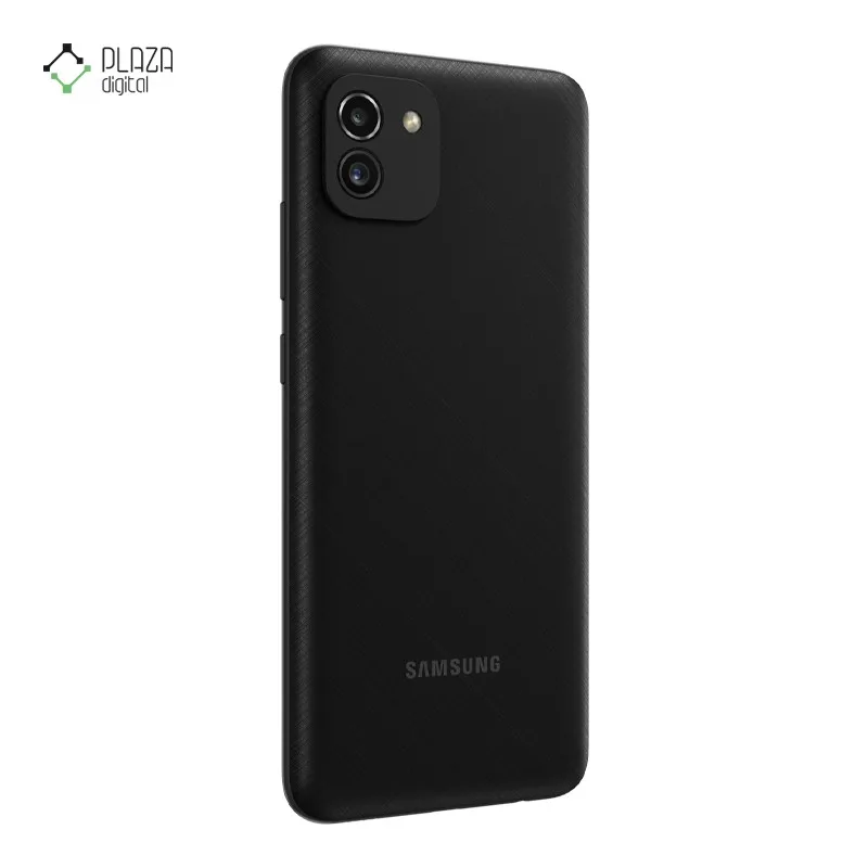 گوشی موبایل سامسونگ مدل Galaxy A03 ظرفیت 32 گیگابایت رم 3 گیگابایت رنگ مشکی زاویه بغل