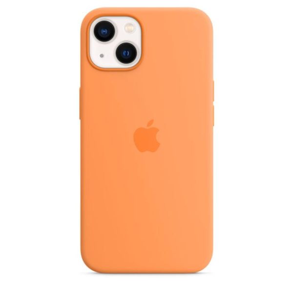 iphone 13 silicone protective frame oramge color