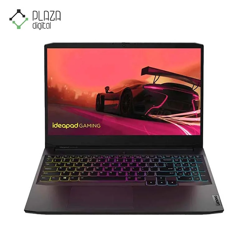 نمای اصلی از لپتاپ گیمینگ لنوو مدل ideapad-gaming-3-gl رنگ مشکی