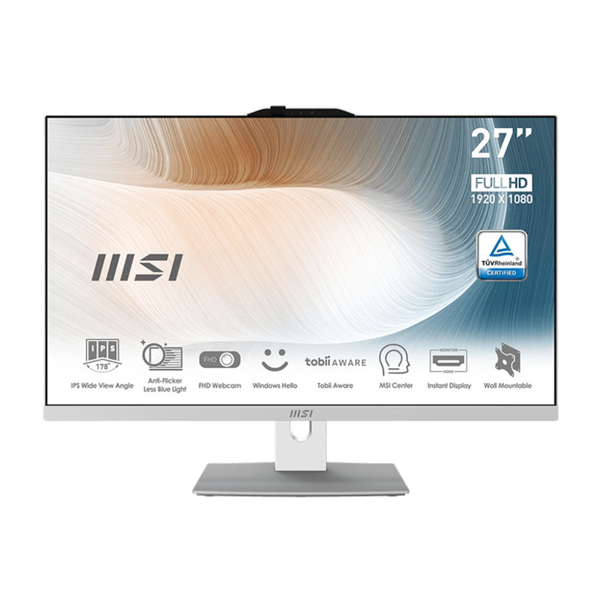 کامپیوتر All in One ام اس آی 27 اینچی مدل AM272P-12M I5 1240P 16GB 512GB UHD رنگ مشکی