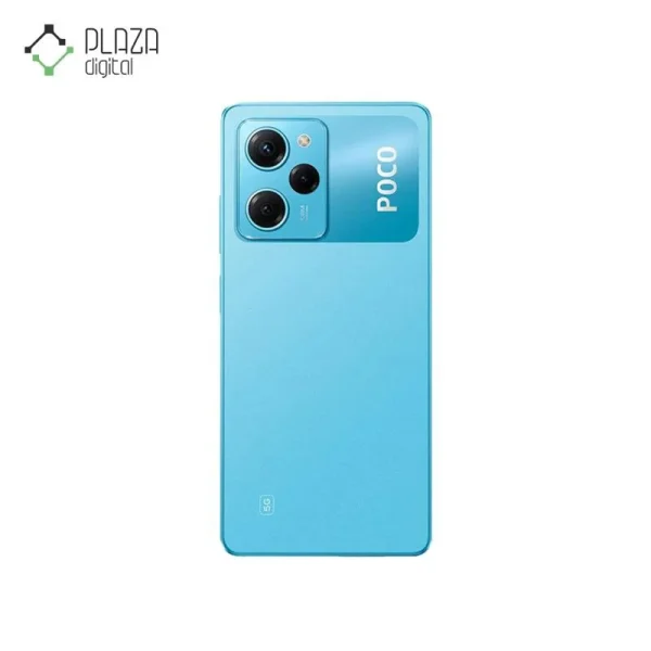 نمای پشت موبایل شیائومی Xiaomi Poco X5 pro-a با ظرفیت 256 گیگابایت رنگ آبی