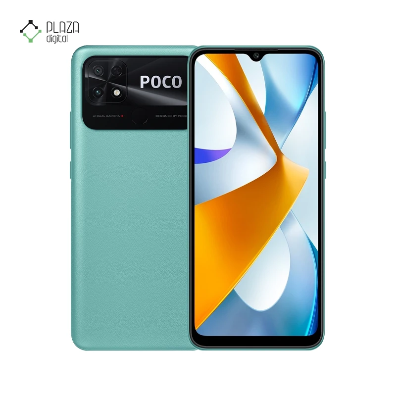 گوشی موبایل پوکو مدل Poco C40 ظرفیت 64 گیگابایت رم 4 گیگابایت رنگ سبز