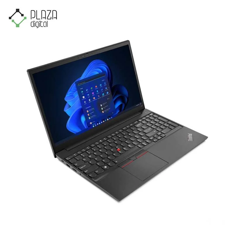 نمای کنار از لپتاپ اداری لنوو مدل thinkpad-e15-eg رنگ مشکی