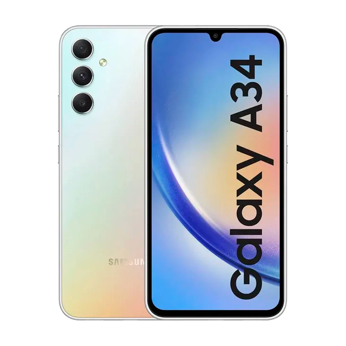 گوشی موبایل سامسونگ مدل Galaxy A34 ظرفیت 128 گیگابایت رم 6 گیگابایت رنگ سفید