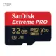 کارت حافظه microSDXC سن دیسک مدل Extreme Pro کلاس V30 استاندارد UHS-I سرعت 100MBps ظرفیت 32 گیگابایت پلازا دیجیتال