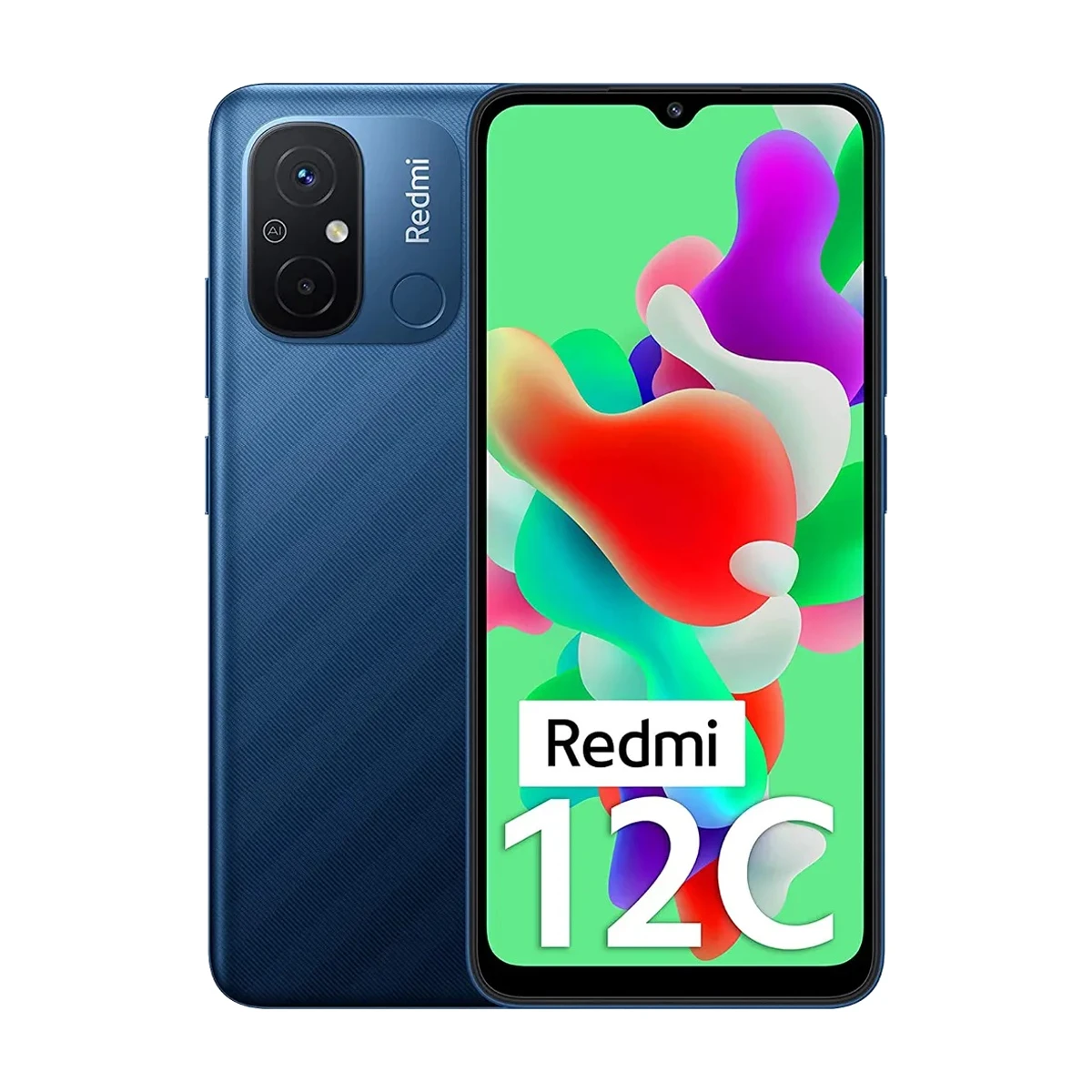 گوشی موبایل شیائومی مدل Redmi 12C ظرفیت 64 گیگابایت رم 3 گیگابایت رنگ سرمه ای