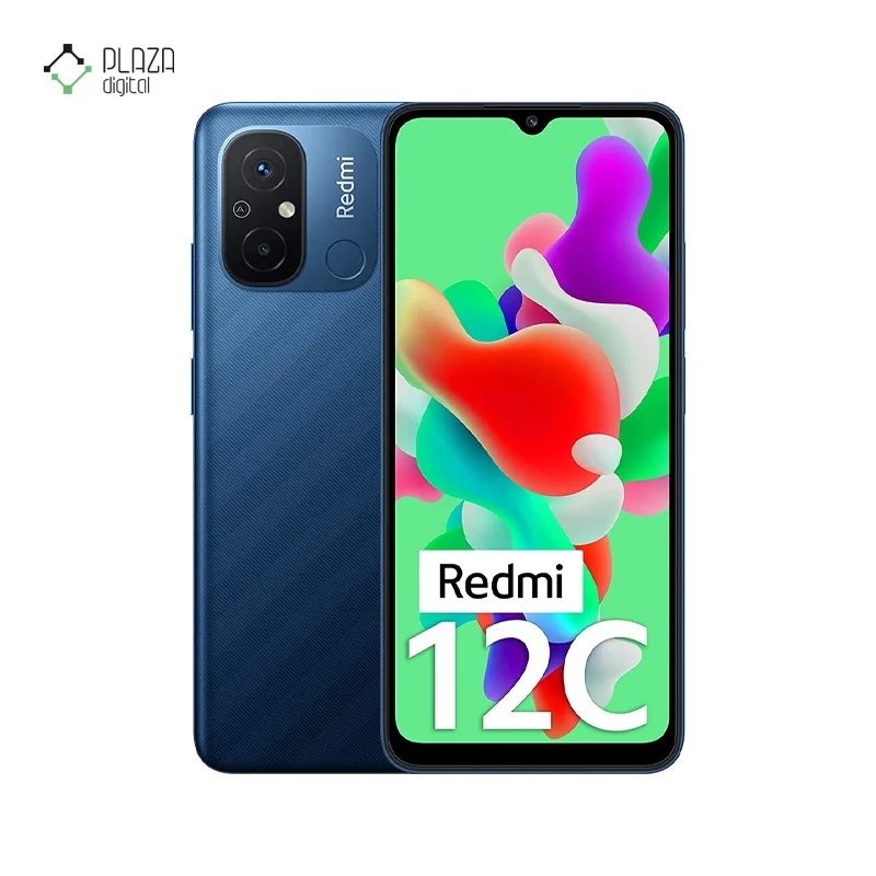 گوشی موبایل شیائومی مدل Redmi 12C ظرفیت 64 گیگابایت رم 3 گیگابایت رنگ سرمه ای