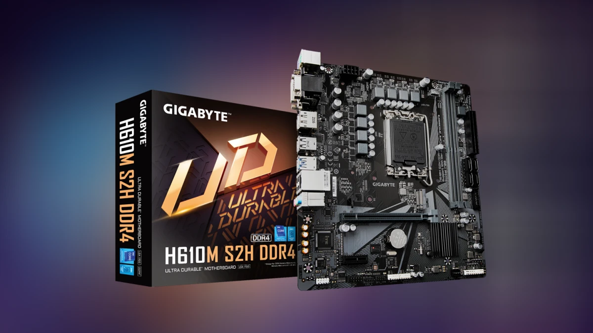 نمای مادربرد GIGABYTE H610M S2H DDR4