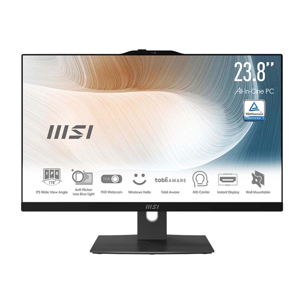 کامپیوتر All in One ام اس آی 24 اینچی مدل AM242P-12M I7 1260P 16GB 512GB UHD رنگ مشکی