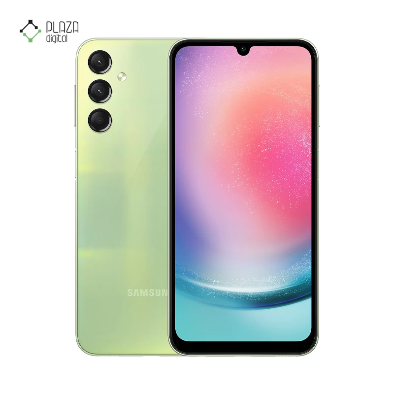 گوشی موبایل سامسونگ مدل Galaxy A24 ظرفیت 128 گیگابایت رم 4 گیگابایت رنگ سبز