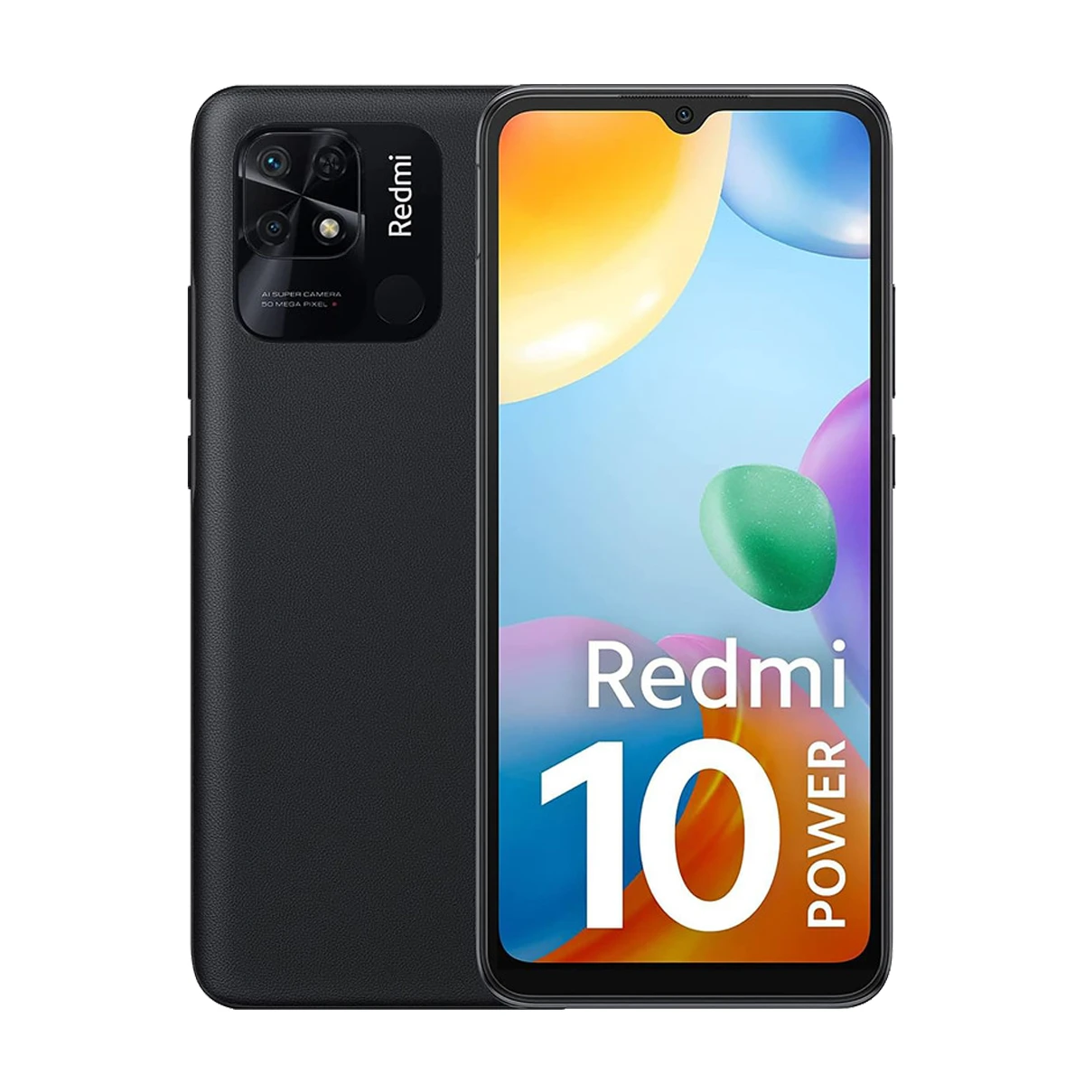 گوشی موبایل شیائومی مدل Redmi 10 Power ظرفیت 128 گیگابایت رم 6 گیگابایت رنگ مشکی