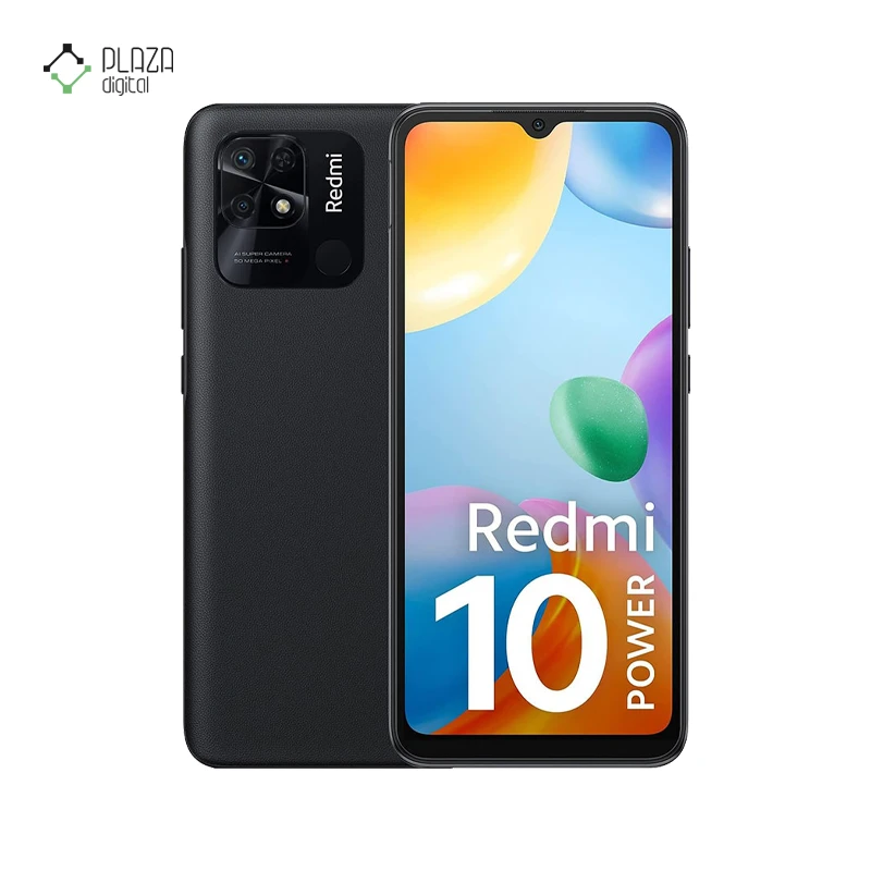 گوشی موبایل شیائومی مدل Redmi 10 Power ظرفیت 128 گیگابایت رم 6 گیگابایت رنگ مشکی