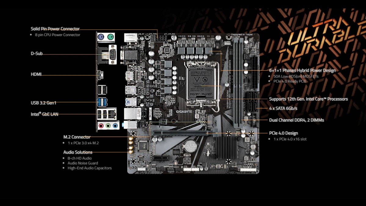 تمای مادربرد H610M H DDR4