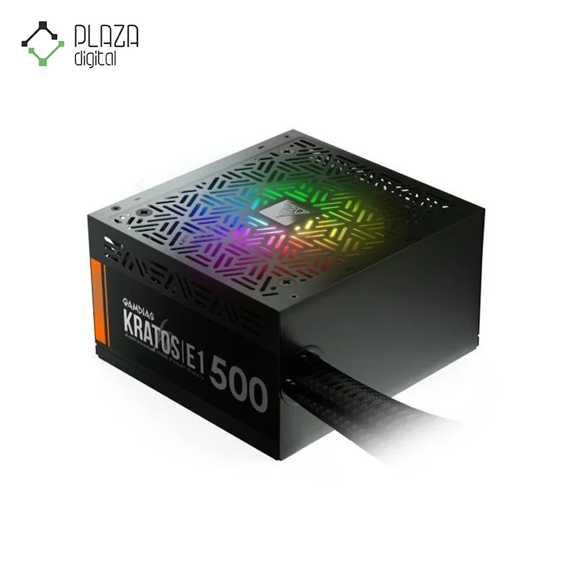 پاور گیم دیاس ۵۰۰ وات مدل KRATOS E1 BRONZE RGB