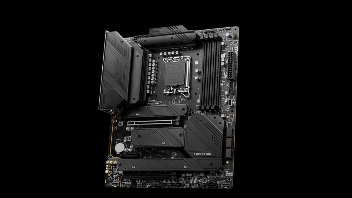 mag z790 tomahawk motherboard view