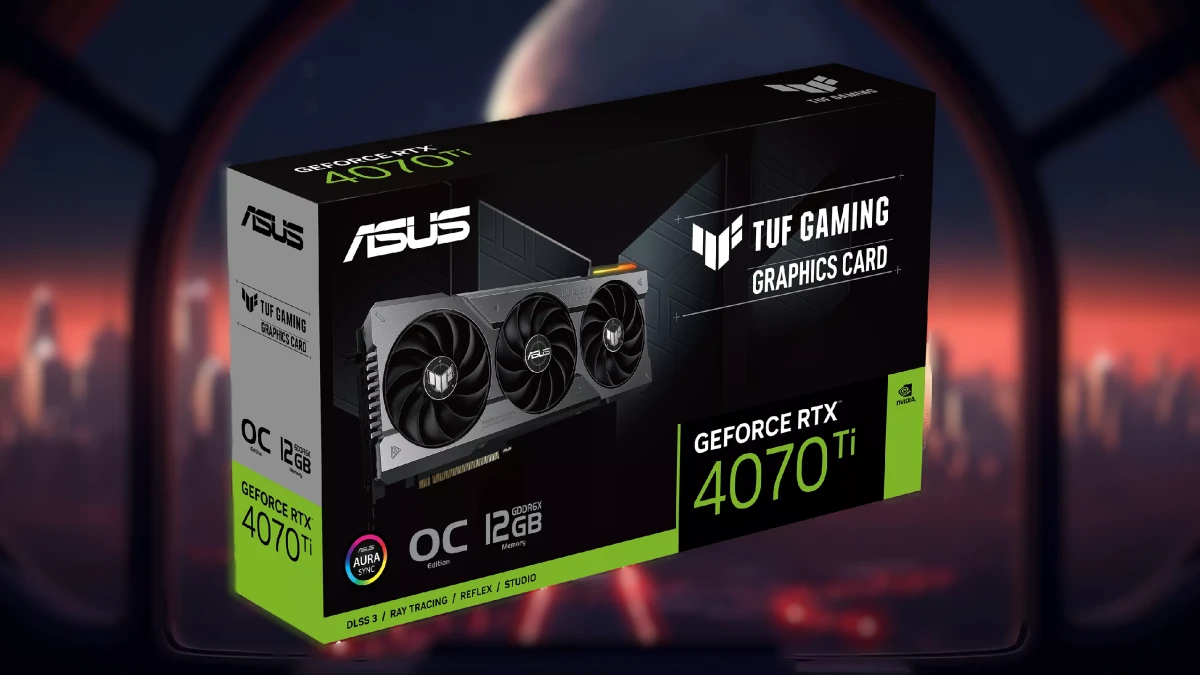 کارت گرافیک ایسوس مدل TUF GAMING RTX 4070 Ti O12G GDDR6X