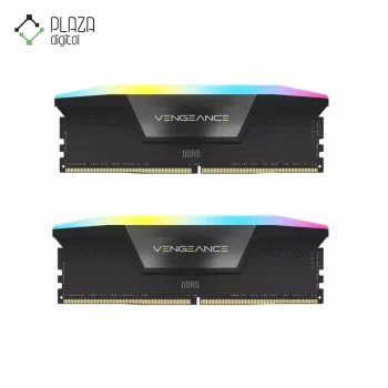 رم کورسیر دو کاناله Vengeance RGB CL40 با ظرفیت ۳۲ گیگابایت DDR5 و فرکانس ۵۲۰۰ مگاهرتز