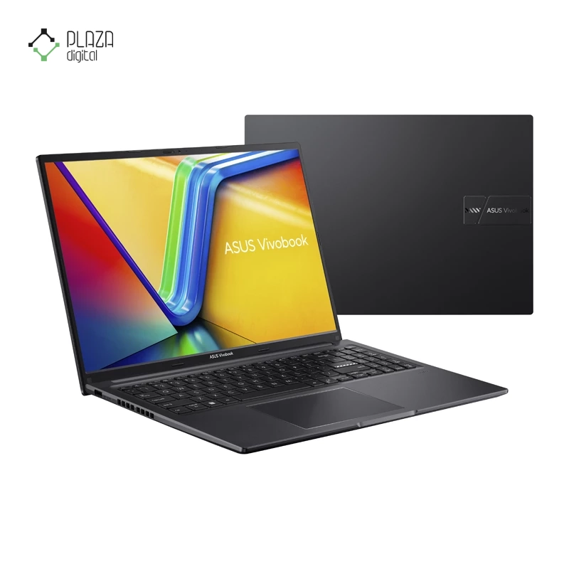 نمای جلو و پشت لپ تاپ ایسوس 16 اینچی مدل VivoBook 16 M1605YA R7 7730U 16GB 512GB Radeon پلازا دیجیتال