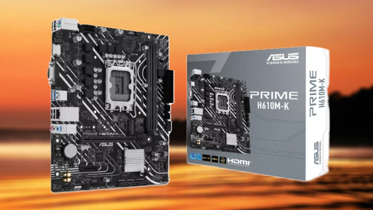 نمای مادربرد ایسوس Prime H610M-K