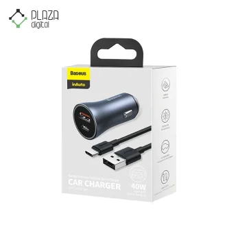 جعبه شارژر فندکی 40 وات TZCCJD-0G باسئوس