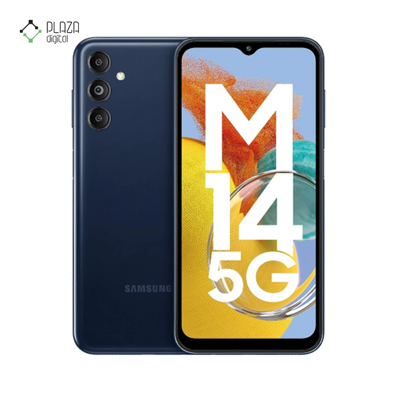 گوشی موبایل سامسونگ مدل Galaxy M14 5G ظرفیت 128 گیگابایت رم 6 گیگابایت رنگ سرمه ای