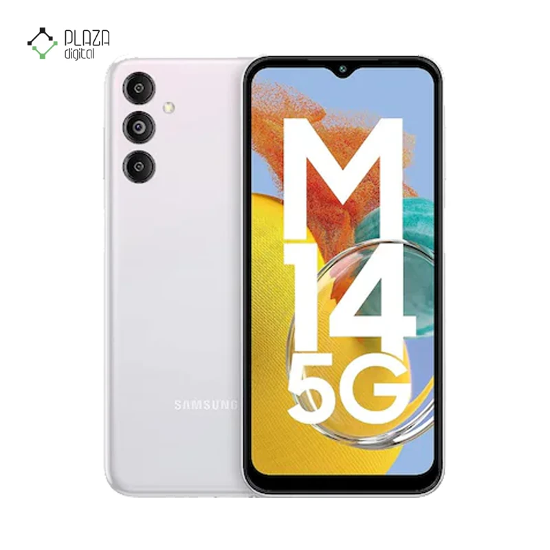 گوشی موبایل سامسونگ مدل Galaxy M14 5G ظرفیت 128 گیگابایت رم 6 گیگابایت رنگ سفید