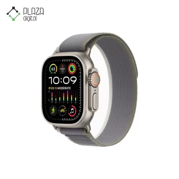 معرفی ساعت هوشمند apple watch ultra با بند سبز-خاکستری لوپ ترایل ا 49 میلی‌متر