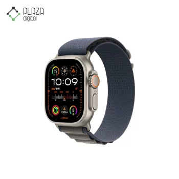 نمای اصلی ساعت هوشمند apple watch ultra با بند آبی لوپ آلپاین ا 49 میلی‌متر